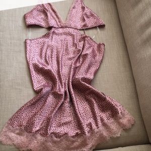 Victoria secret cutout satin slip !!!!